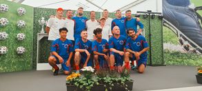 Gratulation zum 4. Platz für das Klinik-Fußballteam  